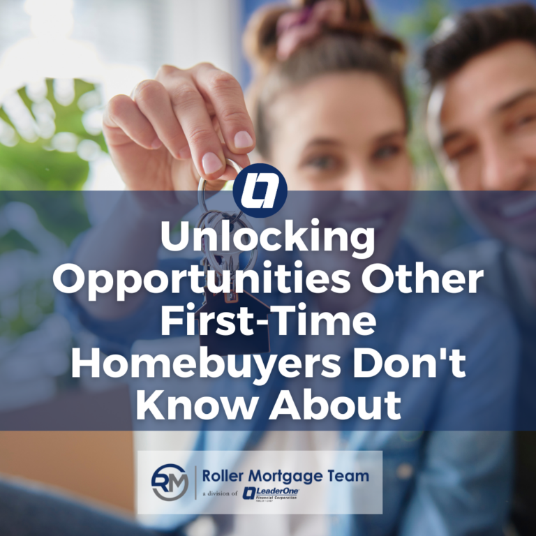 Opportunities for first time homebuyers leaderone financial